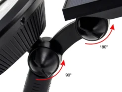 Solcellslampa utomhus LED RGBW IP55 med skymningssensor 42 cm