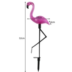 Solcellslampor flamingo 3-pack LED vit IP44 trädgårdsbelysning
