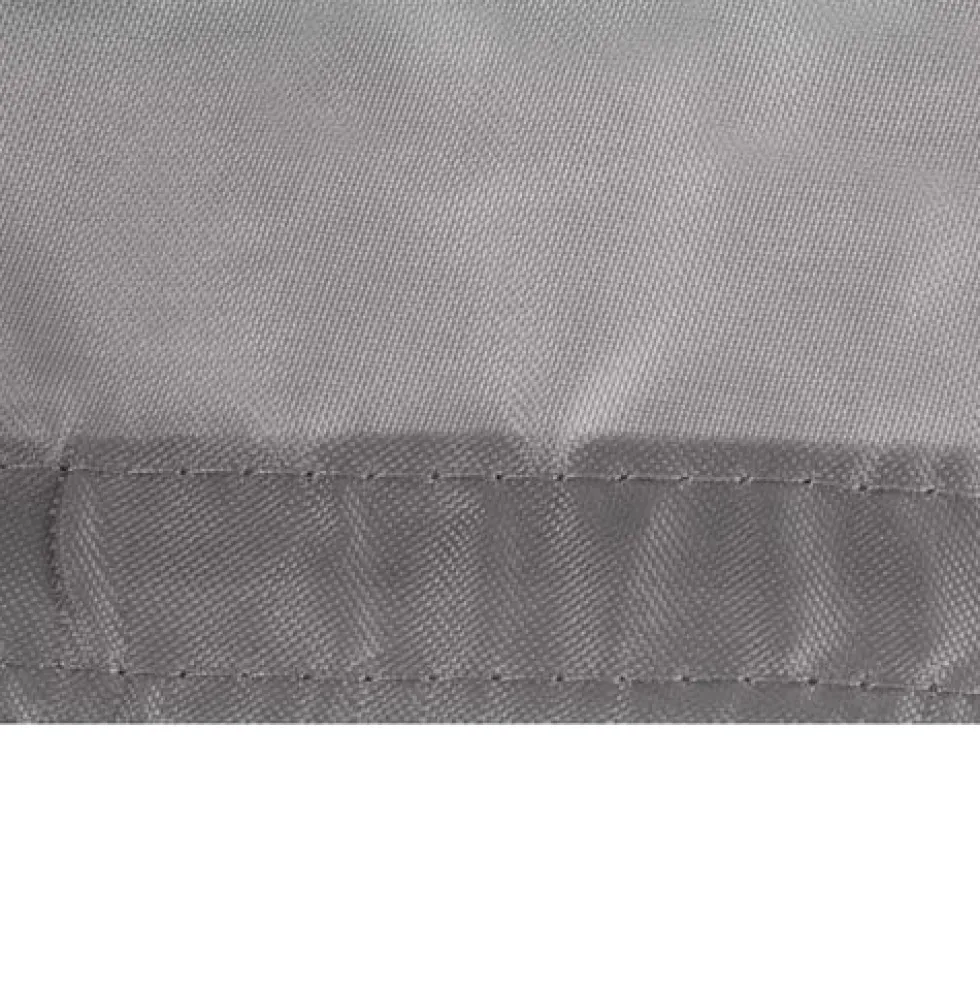 Solsegel trekant 3x3x3 m grå polyester 120 g/m² inkl 4 snören