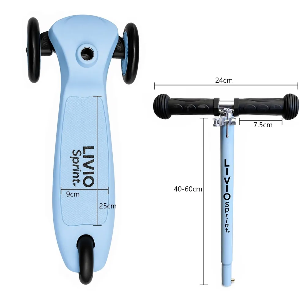 Sparkcykel med tre hjul för barn