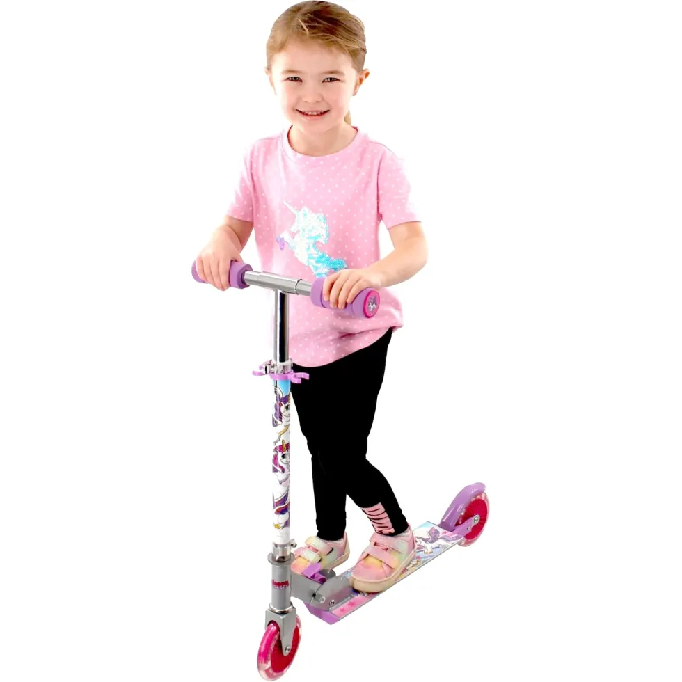 Sparkcykel Unicorn med Lysande Däck
