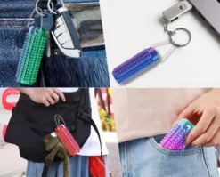 Spiky hand roller för stresslindring 2-pack