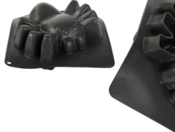 Spindelformad silikonform för Halloweenbakning