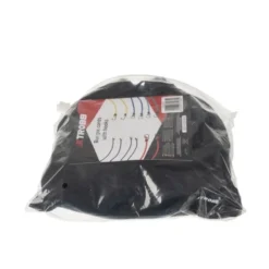 Spännband gummiband med krokar 12-pack PP-belagd latex, förvaringspåse