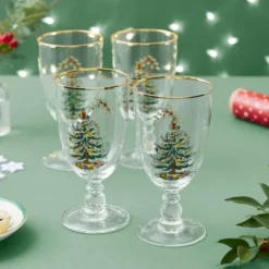Spode Christmas Tree gobletglas 45 cl 4-pack