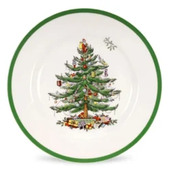 Spode Christmas tree tallrik med julmotiv 27 cm