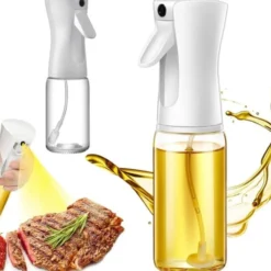 Sprayflaska för Olja i Glas 200ml Vit