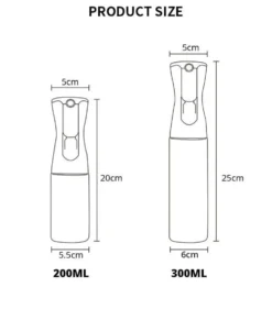Sprayflaska i Glas för Olja och Vinäger 200ml