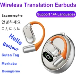 144 språk Translation Översättare Smart Translator Headset Bluetooth Realtid