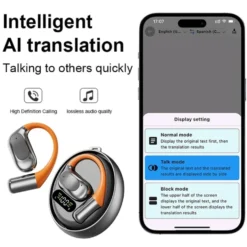 144 språk Translation Översättare Smart Translator Headset Bluetooth Realtid
