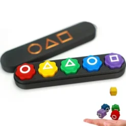 Squid Game 2 Koreanska Gong-gi Folkspel Set , Koreansk Traditionellt Spel & case