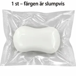 Squishy klämleksak tvålblock med byggklossfyllning - Formbar utan återstuds - Knastrig känsla - Ca 13 cm