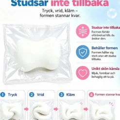 Squishy klämleksak tvålblock med byggklossfyllning - Formbar utan återstuds - Knastrig känsla - Ca 13 cm