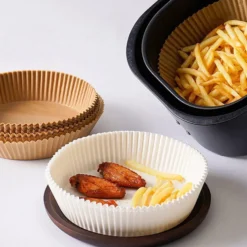 100 st Air Fryer Liners engångspapper pergament formar nature