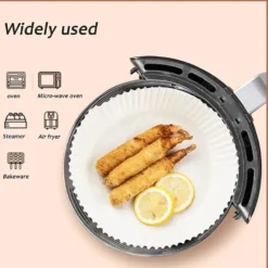 100 st Air Fryer Liners engångspapper pergament formar nature