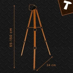 Stativ för korslaser 150 cm aluminium 5/8