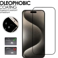 2st Härdat glas iPhone 15 - Skärmskydd