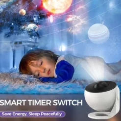 Stjärnprojektor med Planetarium LED Galaxy Lampa