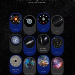 Stjärnprojektor med Planetarium LED Galaxy Lampa