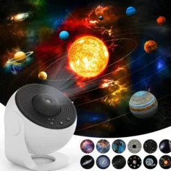 Stjärnprojektor med Planetarium LED Galaxy Lampa