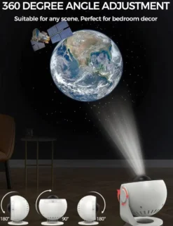 Stjärnprojektor med Planetarium LED Galaxy Lampa