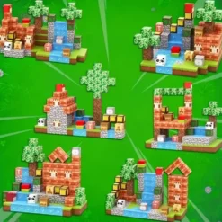 150 st Magnetiska Byggklossar - Leksakspresent för Barn -lek