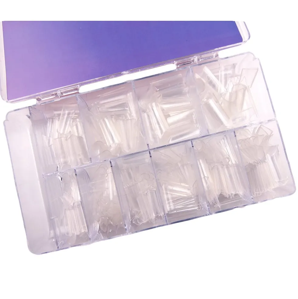 500st nageltippar clear lösnaglar akryl tippar