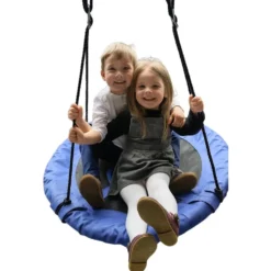 Storkbo-hänggunga 80 cm för barn, max 150 kg, justerbara rep
