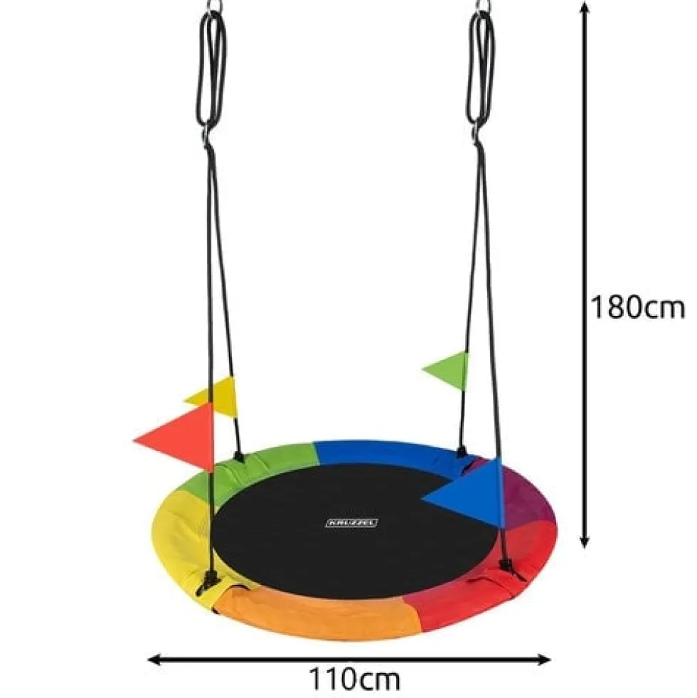 Storkens Näste gunga för barn 110 cm, max 150 kg, justerbara rep