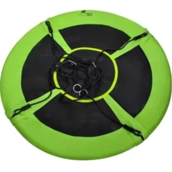 Storknäste gunga 100 cm grön/svart 150 kg väderbeständig inkl kit