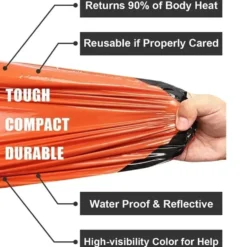 4st Utomhus Emergency Vattentät Thermal Sovsäck Camping Survival Bivvy Sack