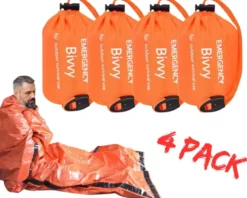 4st Utomhus Emergency Vattentät Thermal Sovsäck Camping Survival Bivvy Sack