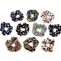 12st Velvet hair Scrunchies, hårsnoddar , hårband , Hair bands