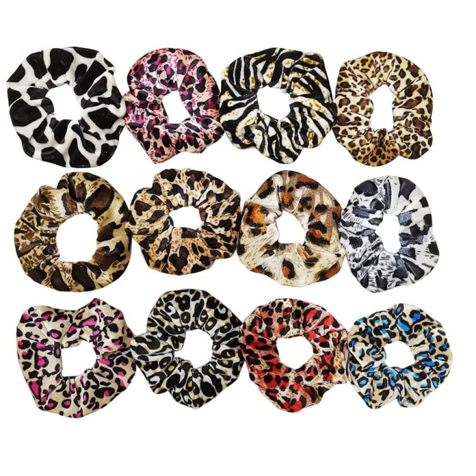 12st Velvet hair Scrunchies, hårsnoddar , hårband , Hair bands