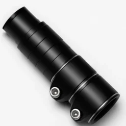 Styrstamsförlängare 28,6 mm (1-1/8) A-head svart, set med ringar