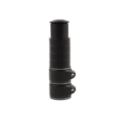 Styrstamsförlängare 28,6 mm (1-1/8) A-head svart, set med ringar