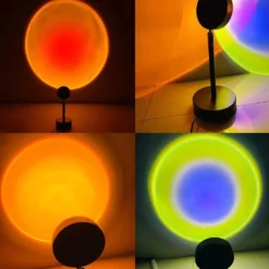 Sunset Lamp - Solnedgångslampa RGB Stämningsbelysning med Fjärrkontroll
