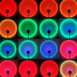 Sunset Lamp - Solnedgångslampa RGB Stämningsbelysning med Fjärrkontroll