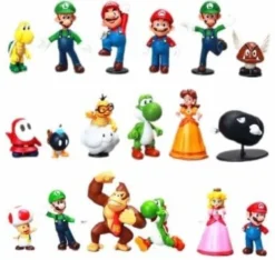 Super Mario 18 Pack Figurer julklappar