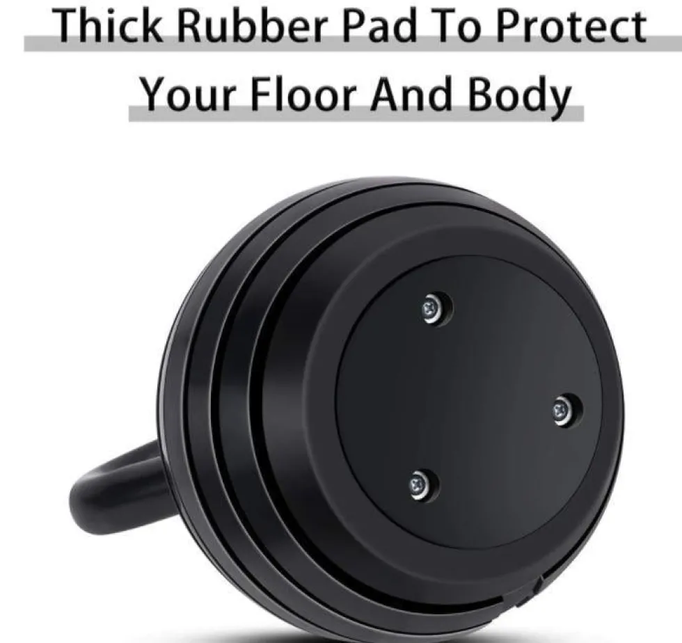 Svart Kettlebell 9kg Justerbar