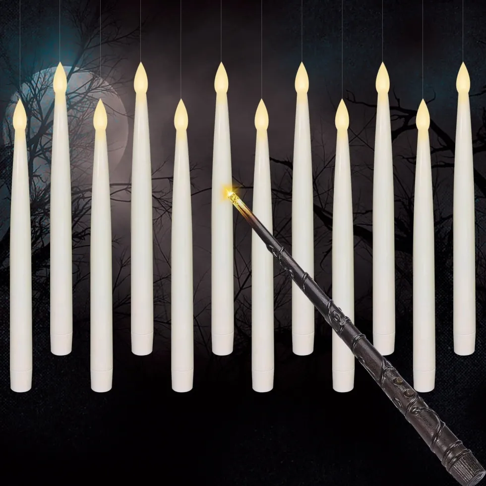 Svävande ljus / LED-ljus med trollstav 12-pack