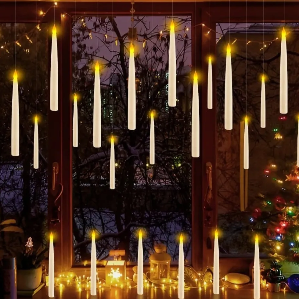 Svävande ljus / LED-ljus med trollstav 12-pack