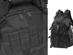Taktisk ryggsäck 30 L MOLLE 800D Oxford svart 50x35x20 cm