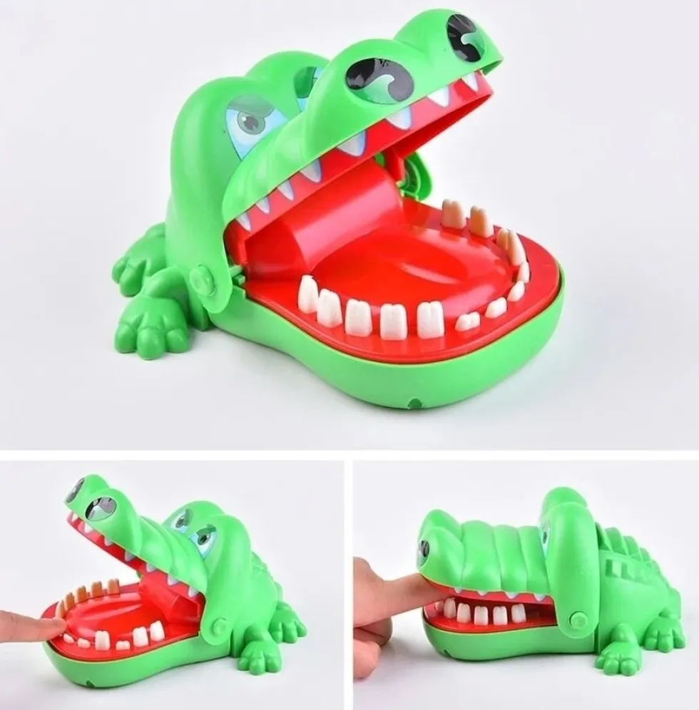 Tandläkarspel Krokodil / Interaktivt spel för barn
