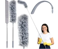 Teleskopisk dammvippa / Flexibel dammborste 2-delar