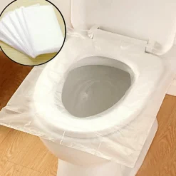 Toalettskydd för resor och offentliga toaletter 10-pack