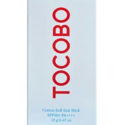 TOCOBO Cotton Soft Sun Stick SPF 50+ Pa++++ 19g
