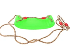 Trädgårdsgunga för barn plast grön 44x17 cm max 100 kg