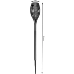 Trädgårdslampa med solcell 4-pack