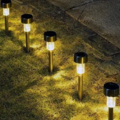 Trädgårdslampor / Solcellsdrivna LED-lampor 10-pack